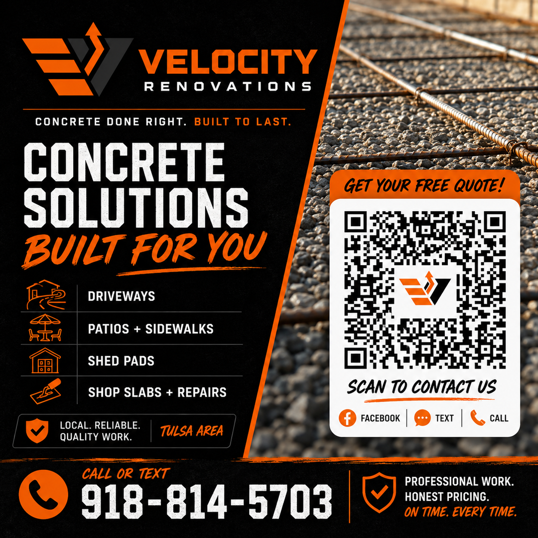 Velocity Renovations QR contact code